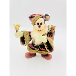 Santa's World Walt Disney Mickey in Santa Suit Table Piece Kurt S Adler W/ Box